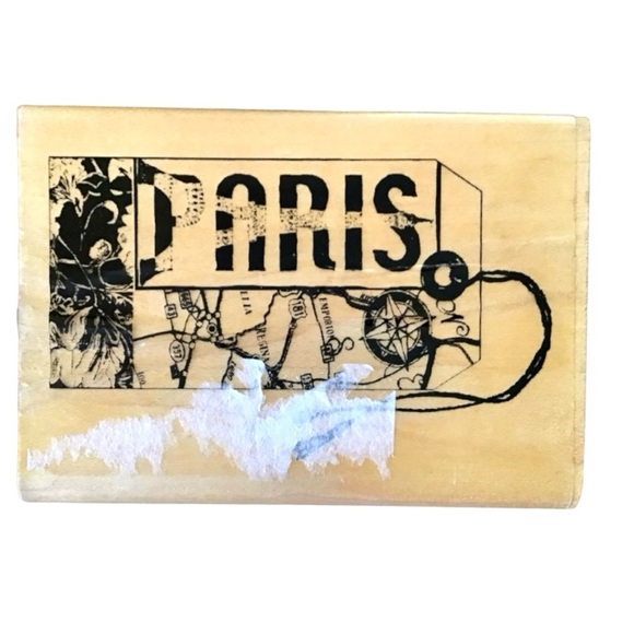 Inkadinkado “Paris” Rubber Stamp - Picture 1 of 4